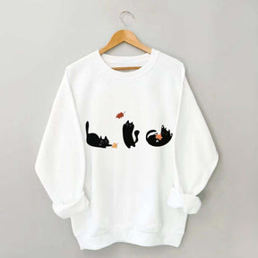 Comfort Colors Black Cats Fall Sweatshirt