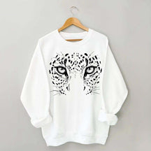 Comfort Colors Leopard Face Sweatshirt