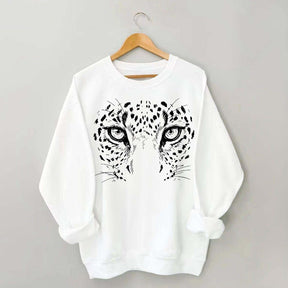 Comfort Colors Leopard Face Sweatshirt