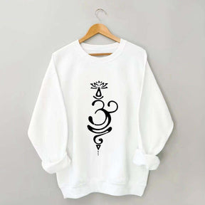 Breathe Symbol Yoga Sweatshirt