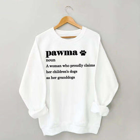 Pawma Definition Dog Mom Sweatshirt