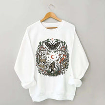 Forest Friends Cryptid Mothman Bigfoot Sweatshirt