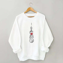 Heart Chakra Yoga Meditation Sweatshirt