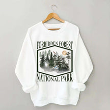 Retro Funny Forbidden Forest National Park Wizarding World Sweatshirt