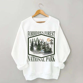 Retro Funny Forbidden Forest National Park Wizarding World Sweatshirt