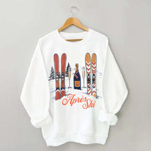 Apres Ski Champagne New Years Eve Sweatshirt