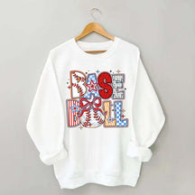 Baseball Coquette Bow Game Day Sweatshirt
