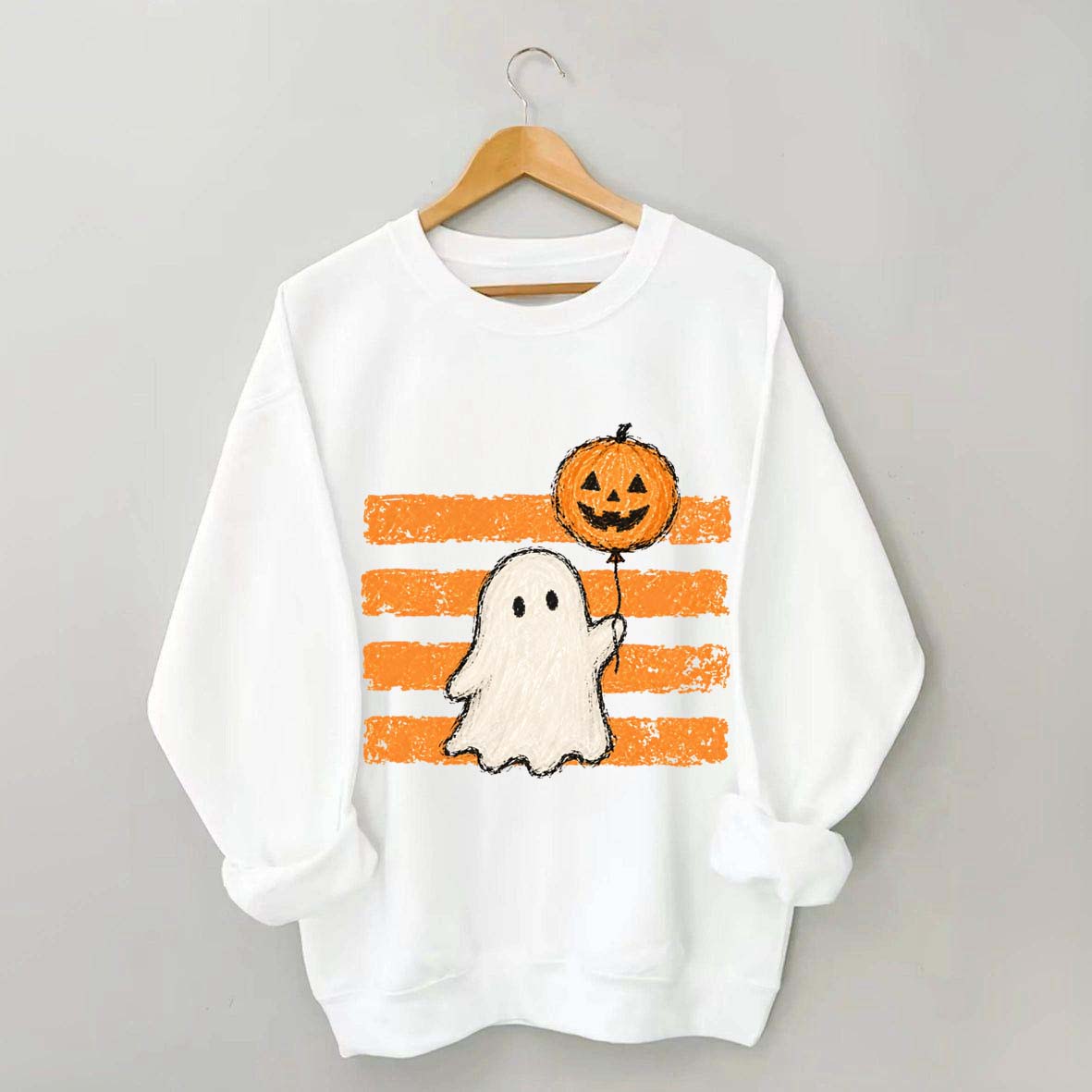 Horror Ghost Halloween Sweatshirt