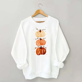Watercolor Fall Pumpkin Harvest Sweatshirt