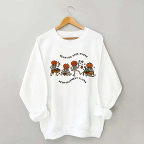 Behavior Reinforcement Skull Sweatshirt