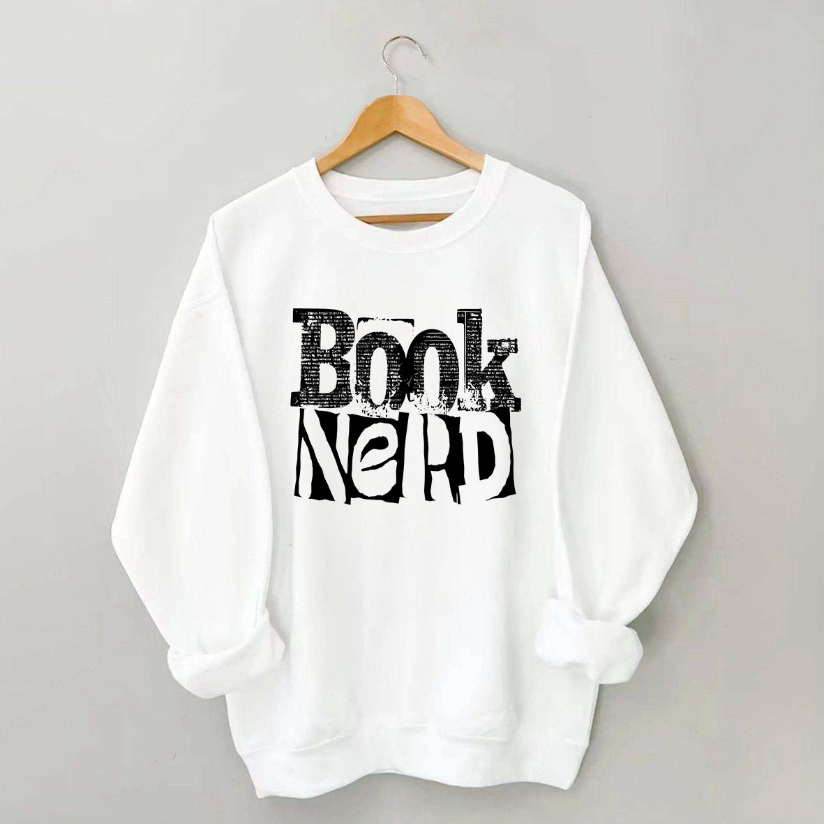 Retro Book Nerd Sweatshirt