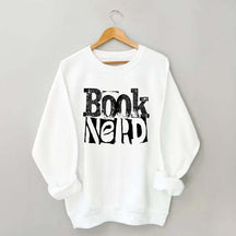 Retro Book Nerd Sweatshirt