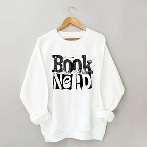 Retro Book Nerd Sweatshirt