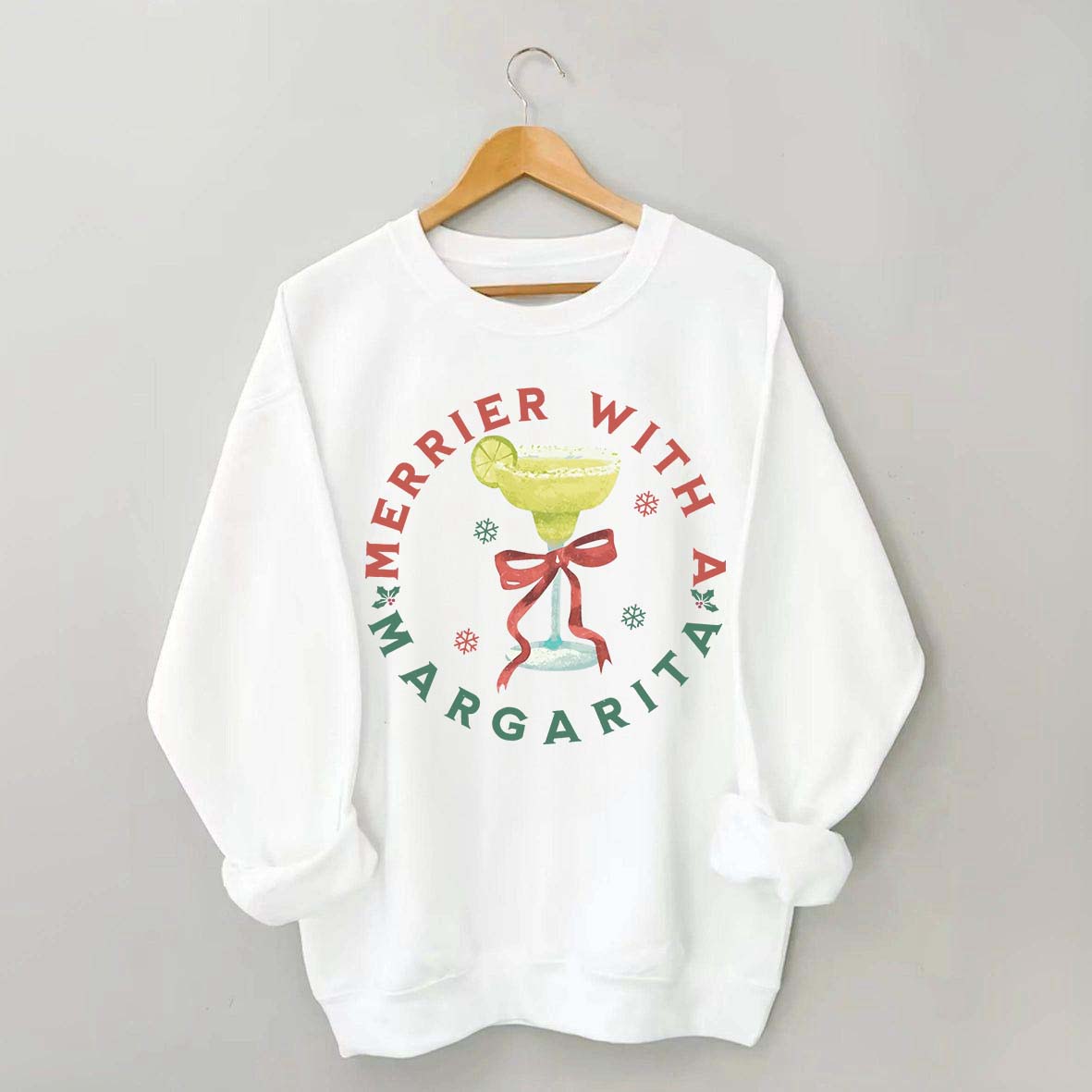Christmas Margarita Xmas Cocktail Sweatshirt