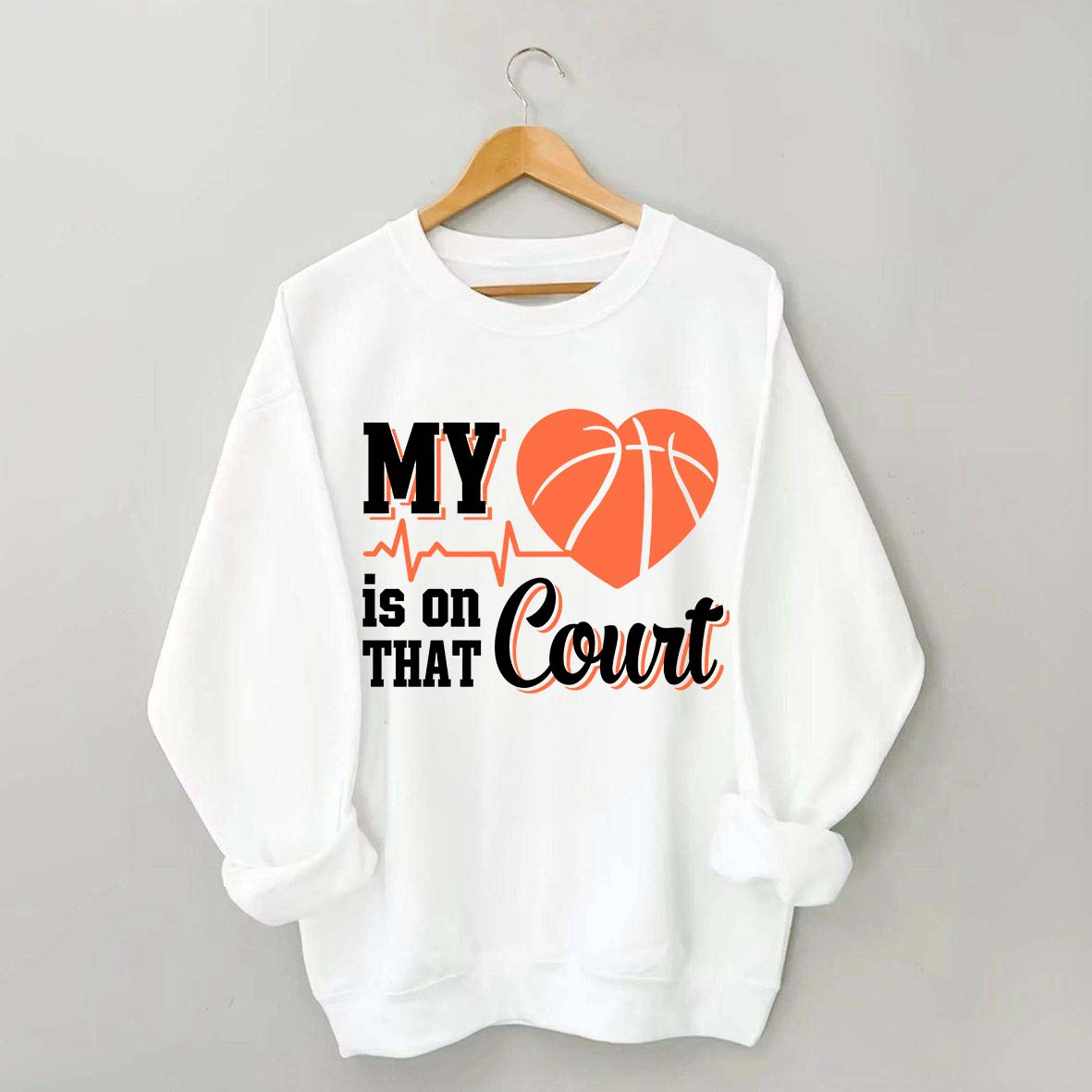 My Heart Is On That Count Sweatshirt
