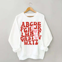 ABCs I Love You Valentines Sweatshirt