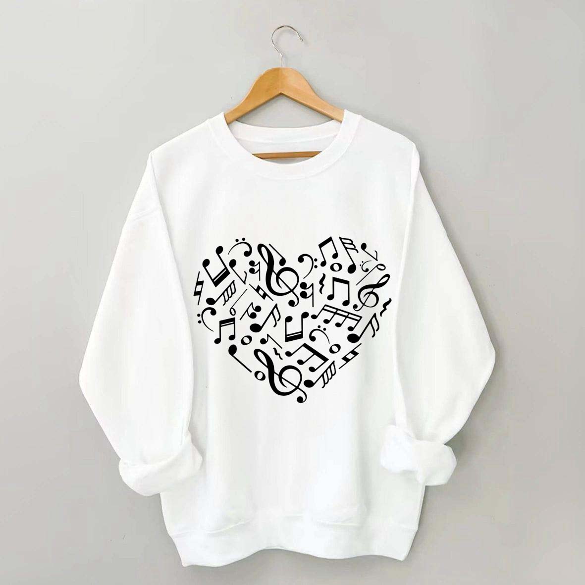 Music Notes Heart Lover Sweatshirt