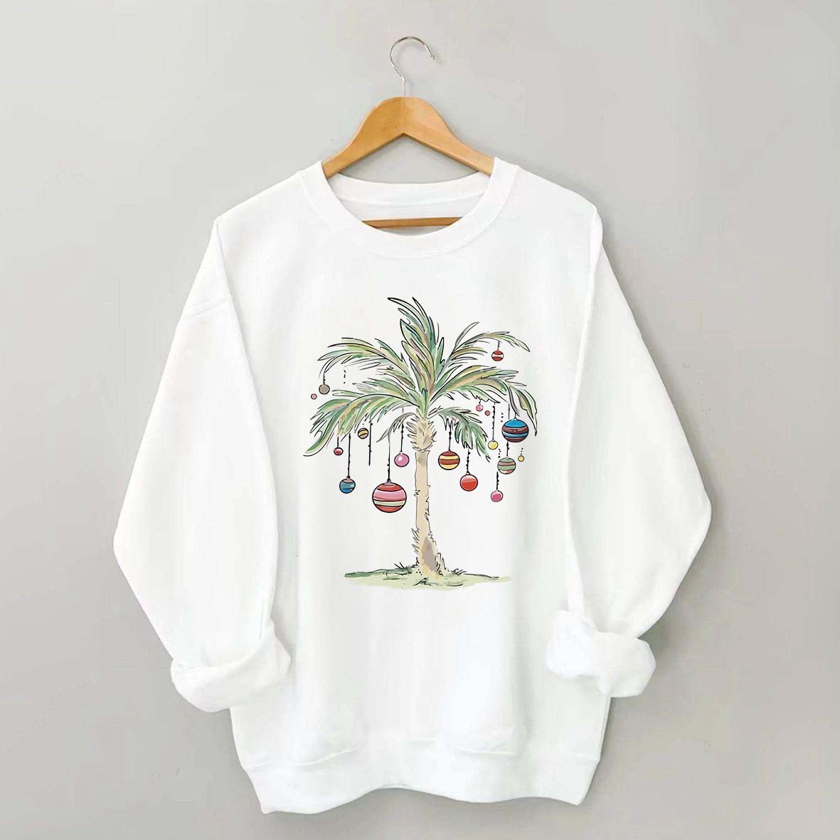 Christmas Palm Tree Sweatshirt