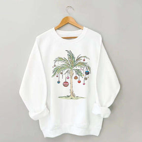 Christmas Palm Tree Sweatshirt