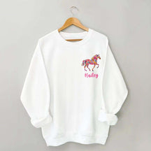 Custom Girl Horse Sweatshirt