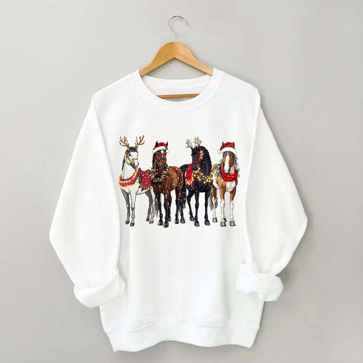 Horse Christmas Funny Sweatshirt