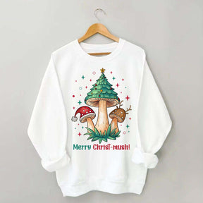 Retro Mushroom Christmas Sweatshirt
