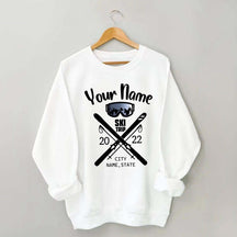 Personalized Snow Trip Sweatshirt