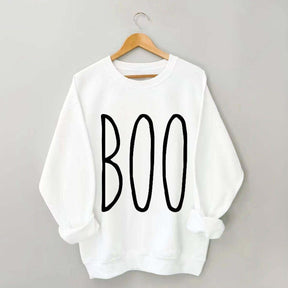 BOO Minimalist Halloween Sweatshirt