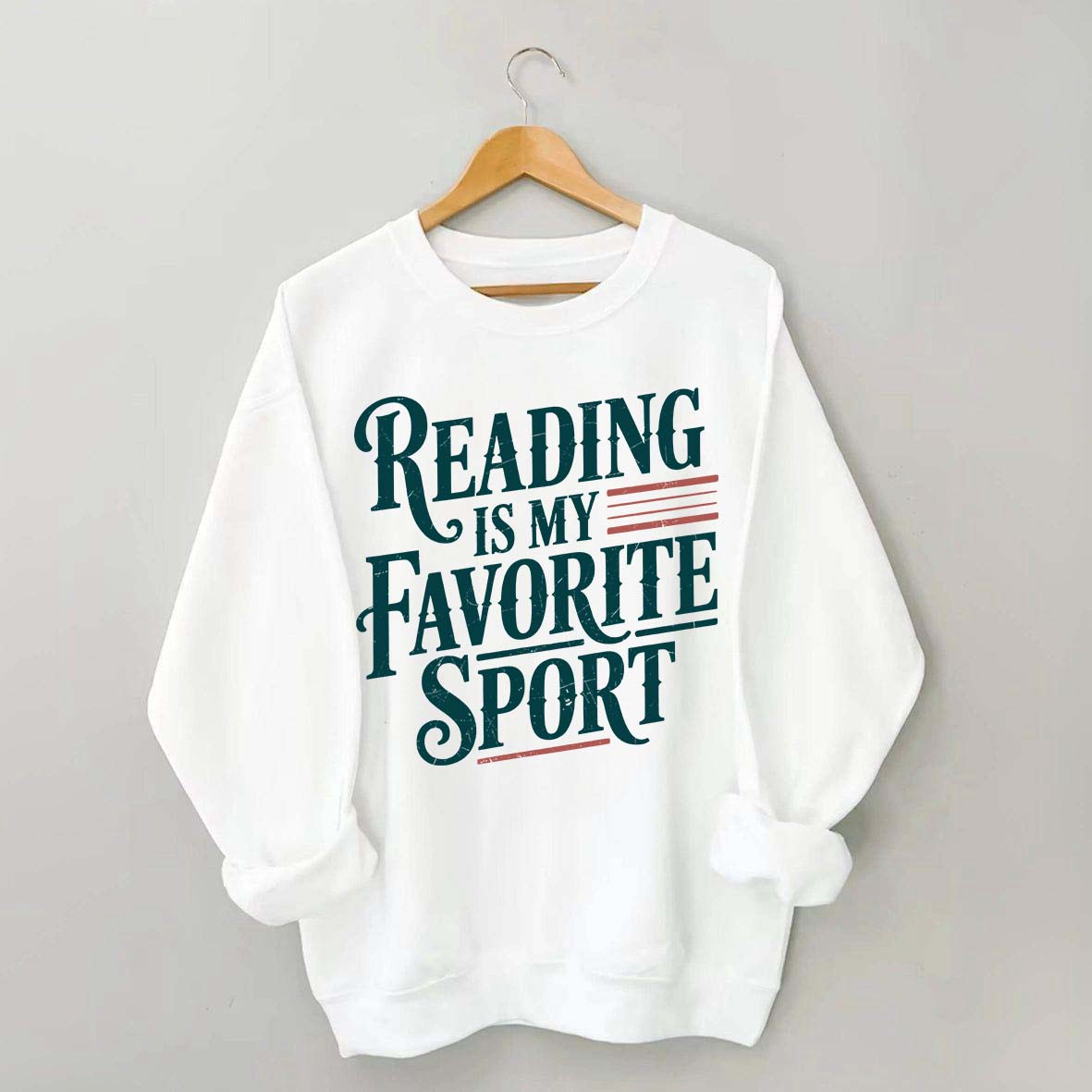 Reading Is My Favorite Sport Day Sweatshirt