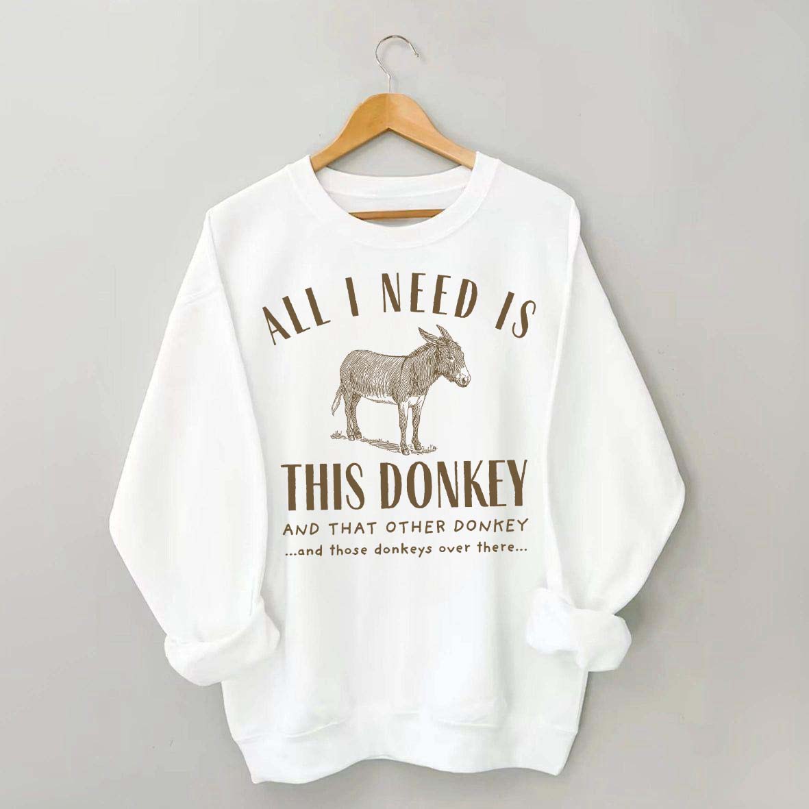 Funny Donkey Mom Mule Sweatshirt