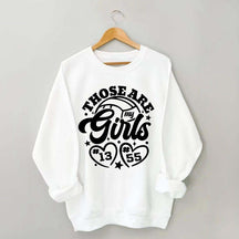 Personalized Volleyball Those Are My Girls Sweatshirt