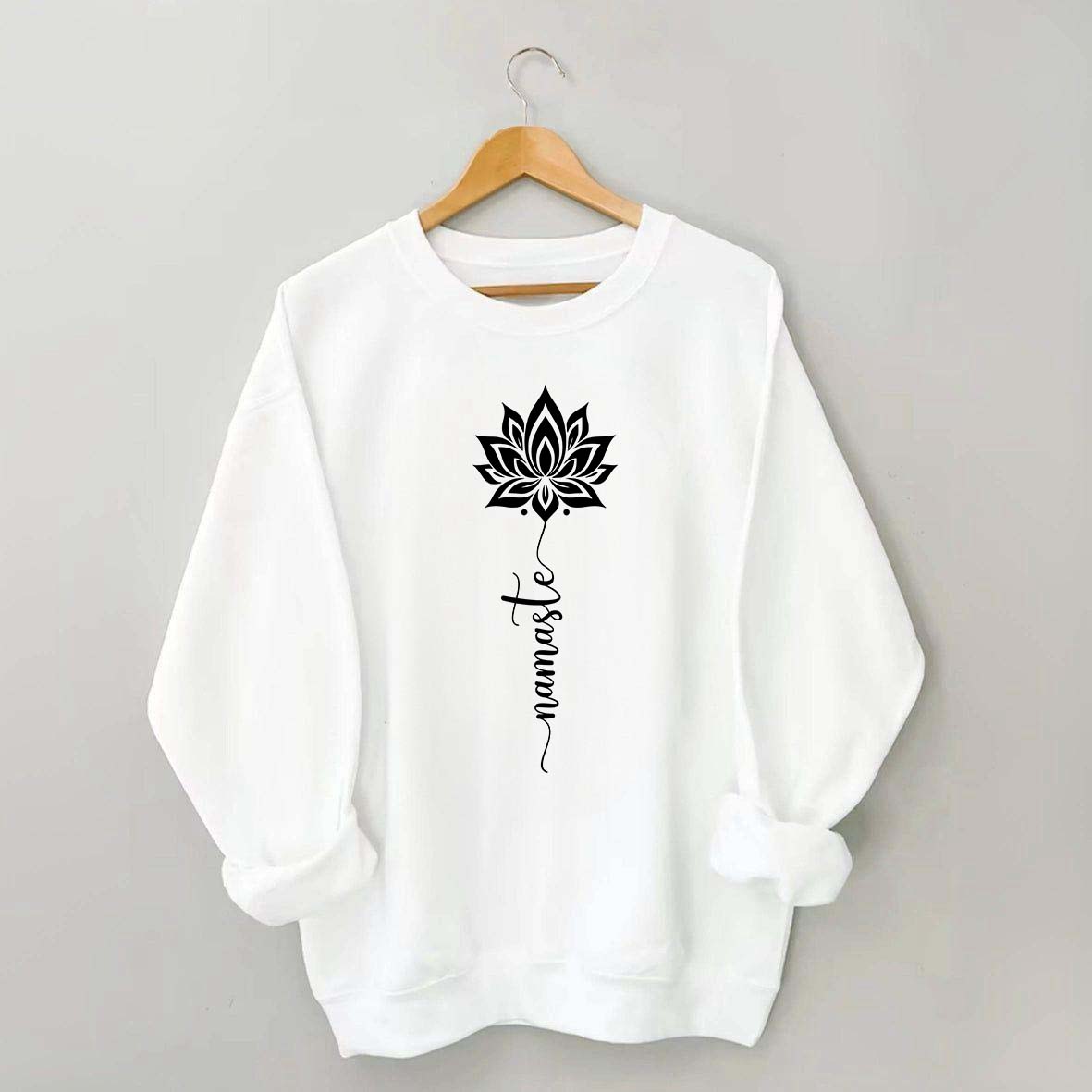 Namaste Lotus Flower Yoga Sweatshirt