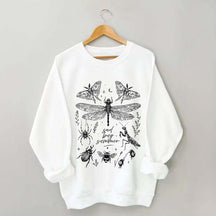 Retro Sad Bug Summer Nature Sweatshirt