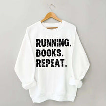 Running Books Repeat Sweatshirt