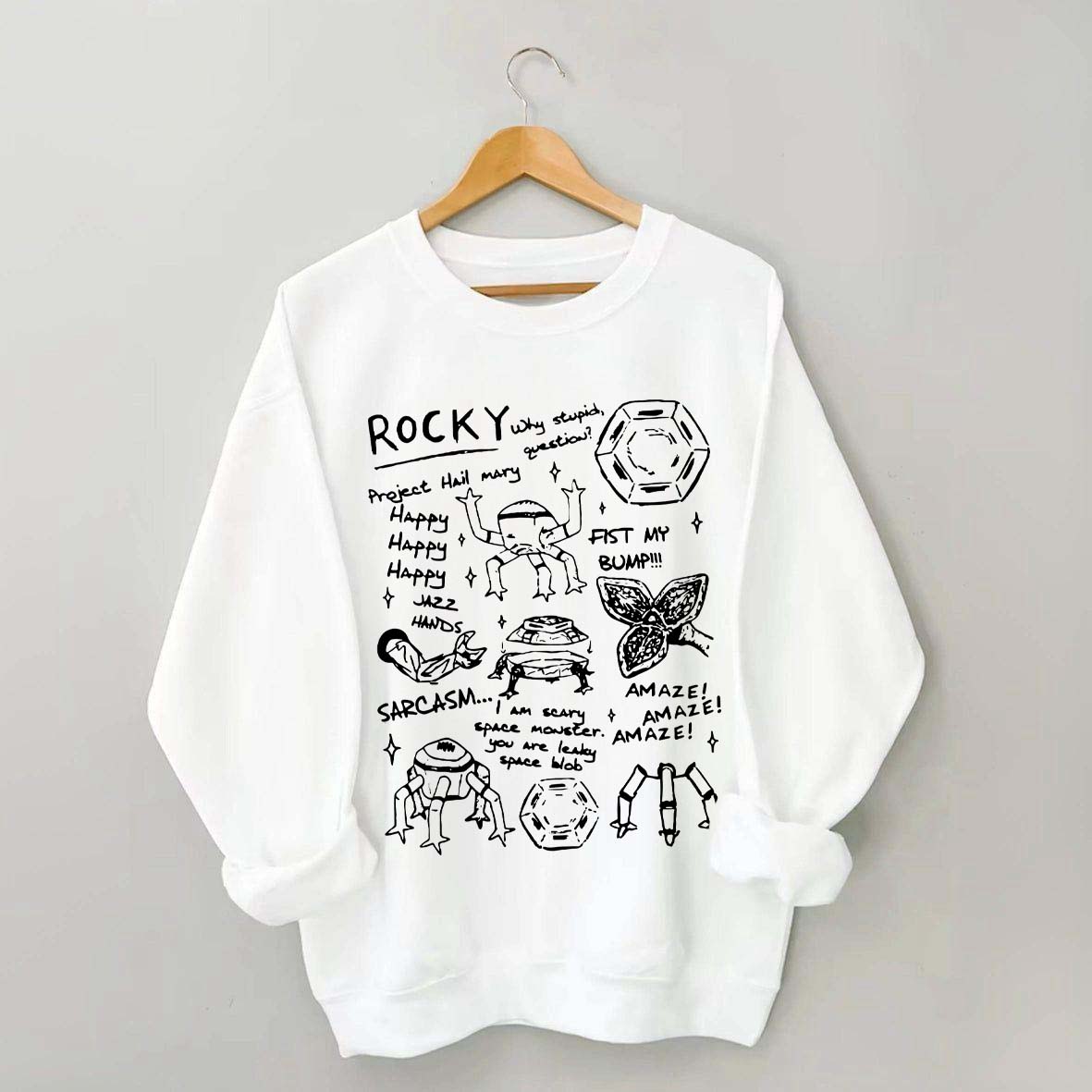 AMAZE Space Monster Rocky Sweatshirt