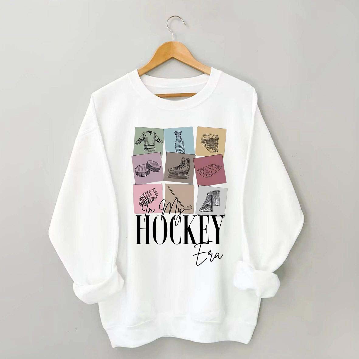 Retro In My Hockey Era Sweatshirt