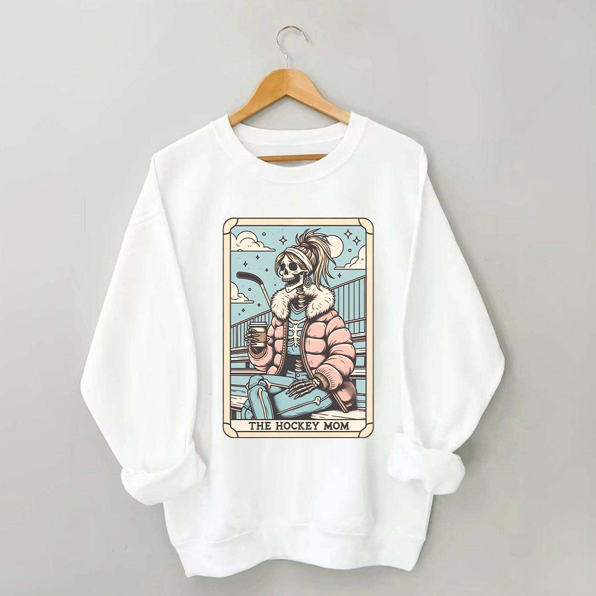 Tarot Card Hockey Mom Sweatshirt