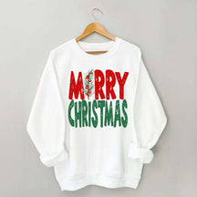 Womens Merry Christmas Sweatshirt