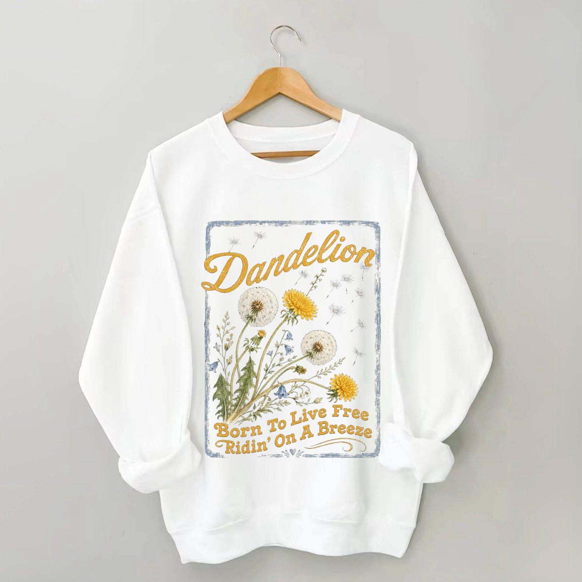 Comfort Colors Dandelion Country Music Sweatshirt