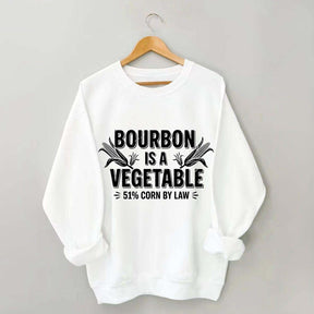 Funny Bourbon 51% Corn by Law Whiskey Sweatshirt