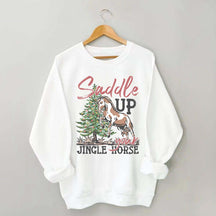 Saddle Up Your Jingle Horse Sweatshirt