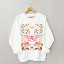 Luna Moth Floral Sweatshirt