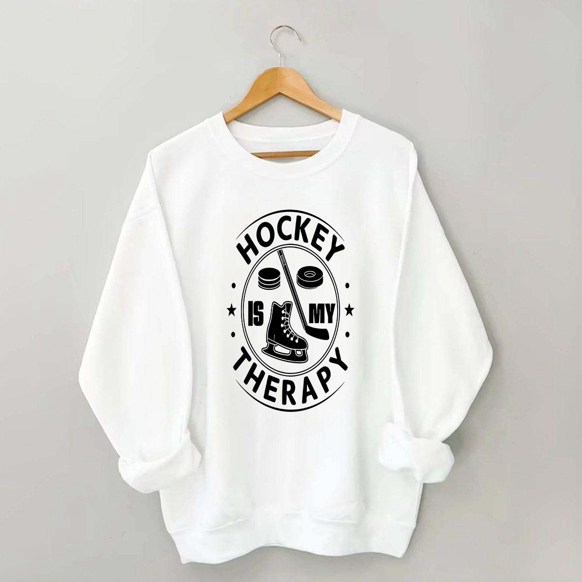 Hockey Is My Therapy Sweatshirt