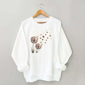 Bookish Women Funny Dandelion Books Sweatshirt