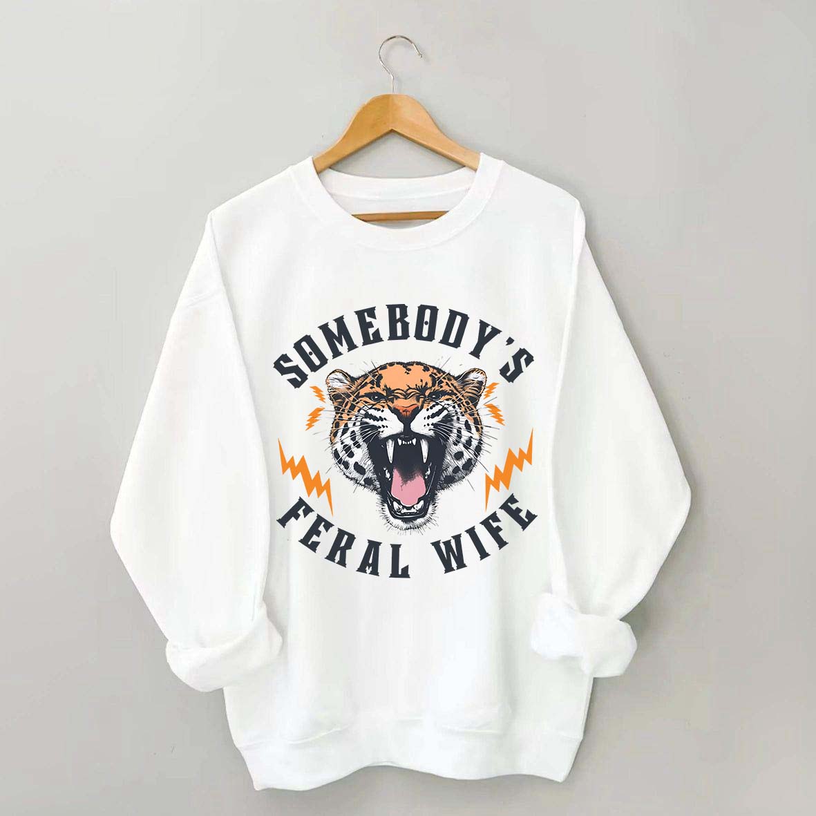 Trendy Feral Wife Leopard Sweatshirt