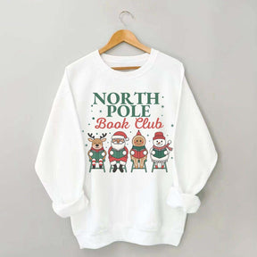 Retro Christmas Bookish Sweatshirt