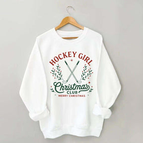 Hockey Girl Christmas Club Sweatshirt