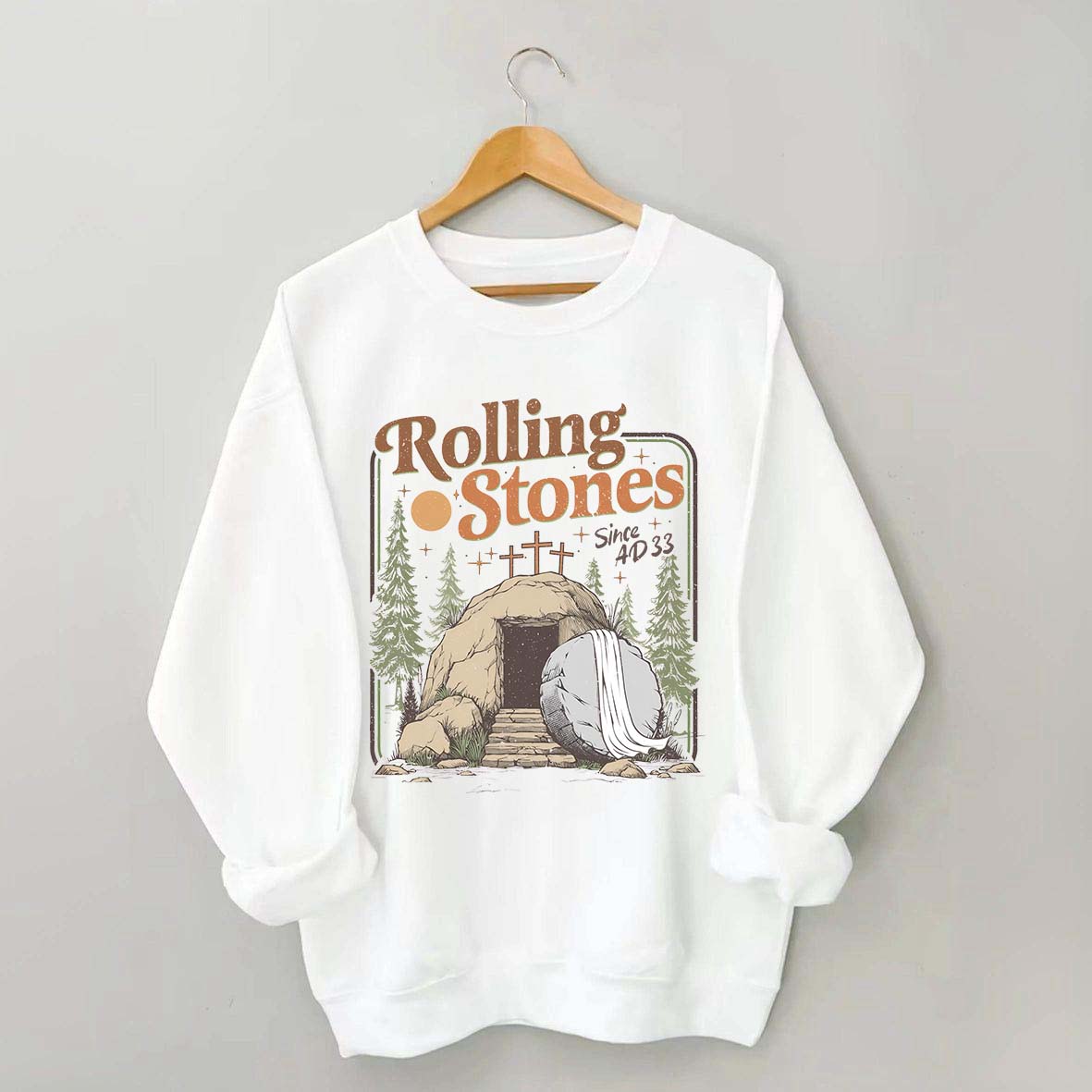 Comfort Colors Rolling Stones Easter Sweatshirt