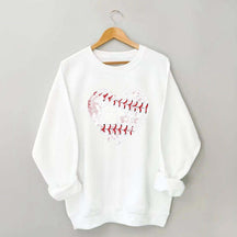 Baseball Heart Graphic Sweatshirt