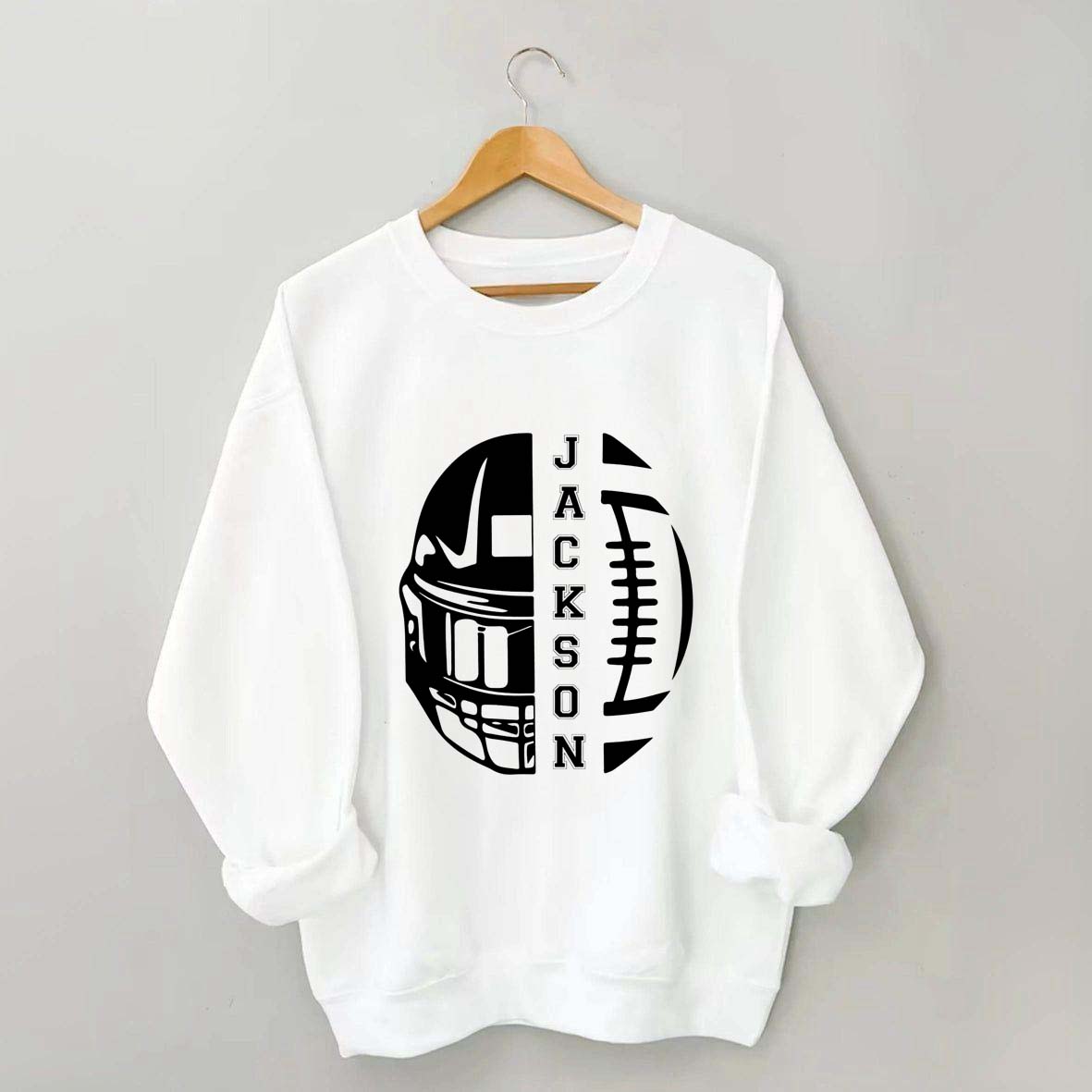 Personalized Football Season Mom Sweatshirt